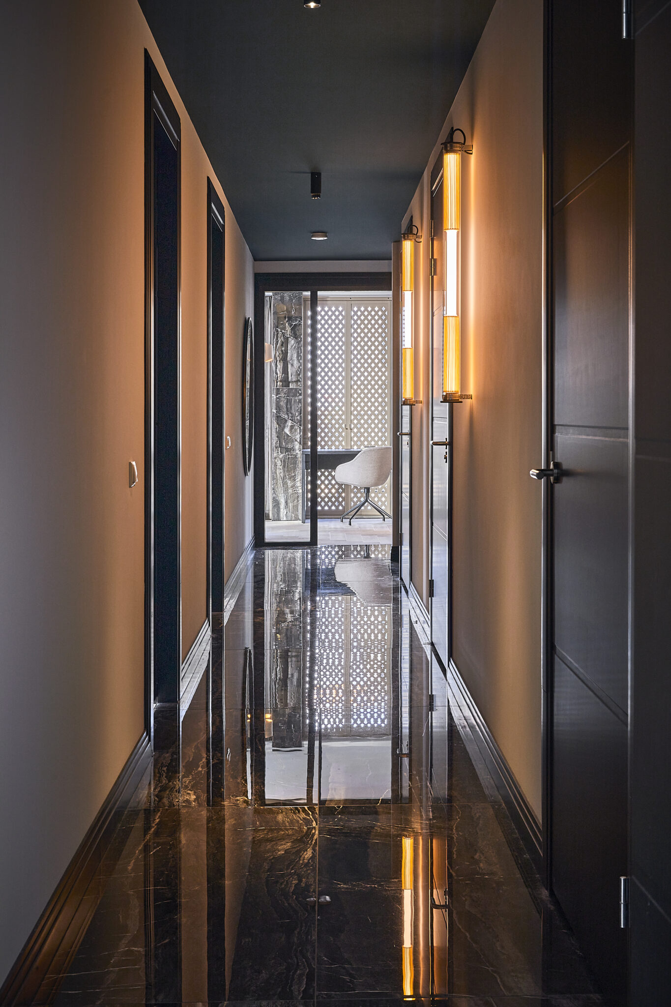 luxe penthouse interieur Amsterdam gang